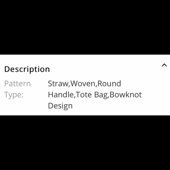 Woven straw handbag. NWOT - Picture 4 of 4